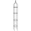 AGW 72" Tall Obelisk with Split Twist Black — thumbnail 1 of 2