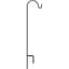 AGW 65"x12" Short Single Shepherd Hook Black — thumbnail 1 of 2