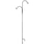 AGW 90"x24" Tall Offset Double Shepherd Hook Black — thumbnail 1 of 2