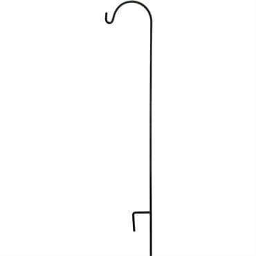 AGW 90"x12" Tall Single Shepherd Hook Black — photo 1 of 2