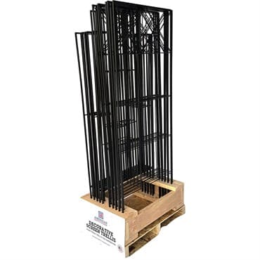 AGW 20pc UrbanGarden Screen Trellis Pallet Matte Black — photo 1 of 2