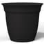 HC 8" Eclipse Pot With Attached Saucer Black — thumbnail 1 of 2