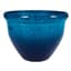 HC 9" Pizzazz Planter Admiral Blue Drip — thumbnail 1 of 2