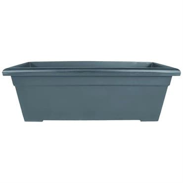 HC 28" Romana Deck Planter Grey — photo 1 of 2