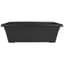 HC 28" Romana Deck Planter Black — thumbnail 1 of 2
