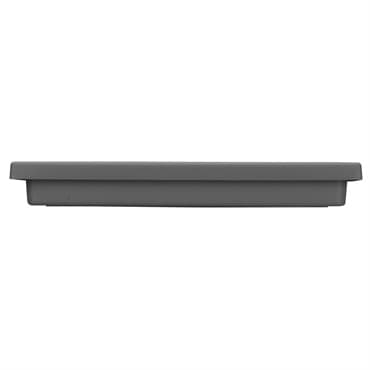 HC 15" Square Accent Saucer Black — photo 1 of 2