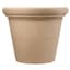 HC 42" Terrazzo Round Planter with Heavy Rim Sandstone Akro Mils — thumbnail 1 of 2