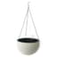 Algreen Modena Rattan Hanging Basket White — thumbnail 1 of 2