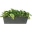 Algreen Valencia 20"x7.5"x7" Window Planter Concrete — thumbnail 1 of 2