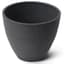 Algreen Valencia 10"Dx8" Round Curved Charcoal — thumbnail 1 of 2
