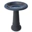 Algreen Acerra 20" Stone Composite Birdbath Blue — thumbnail 1 of 2