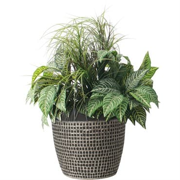 Algreen Acerra 16"x14" Mosaic Planter Brown — photo 1 of 2