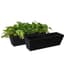 Algreen Acerra 22" Windowbox Planter Black — thumbnail 1 of 2