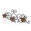 Algreen Victorian Scroll Wall Art w/ 3 Planters Terra Cotta — thumbnail 1 of 2