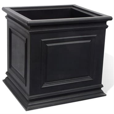 Algreen 20" Covington Self Water Planter Black — photo 1 of 2