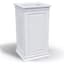 Algreen 27" Covington Pillar Self Water Planter White — thumbnail 1 of 2