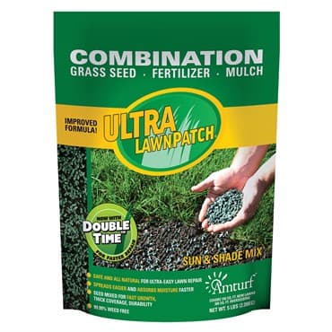Amturf 5# Ultra Lawn Patch Fertilizer Mulch Sun/ Shade 10/CS — photo 1 of 2