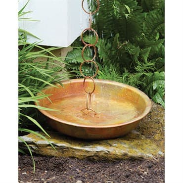 Ancient Graf Flamed Rain Chain Receptacle — photo 1 of 2