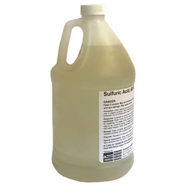 AP Sulfuric Acid 66 Baume 93% 1Gl HAZ (4/CS) sold by case only — photo 1 of 2
