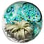 APM 10" Art Glass Terrarium Orb Lake Green — thumbnail 1 of 2