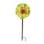 APM Art Glass Poppy Flower Stake Yellow — thumbnail 1 of 2