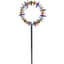 APM Art Glass Round Stake Recycled Rock Rainbow — thumbnail 1 of 2