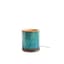 APM 8" Art Glass LED Planter w/ Wood Base Lake Green — thumbnail 1 of 2