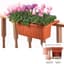 Apollo 20" Adjustable Railing Planter Terra Cotta — thumbnail 1 of 2