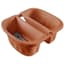 Apollo 16" Double Sided Adjustable Railing Planter Terra Cotta — thumbnail 1 of 2
