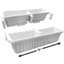 Apollo 32" Adjustable Railing Planter White — thumbnail 1 of 2