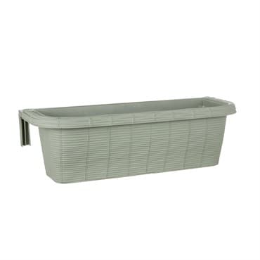 Apollo 24" Rattan Adjustable Rail Planter Green — photo 1 of 2