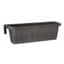Apollo 24" Rattan Adjustable Rail Planter Grey — thumbnail 1 of 2