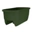 Apollo 24" Dual Deck Rail Planter Green — thumbnail 1 of 2