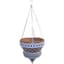 Austram 14" Queen Anne Parasol Hanging Planter White — thumbnail 1 of 2