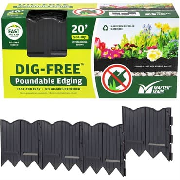Master Mark 20' Black Poundable Edging — photo 1 of 2