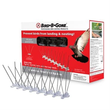 Bird B Gone 20' L 5" W Stainless Steel Bird Spikes — photo 1 of 2