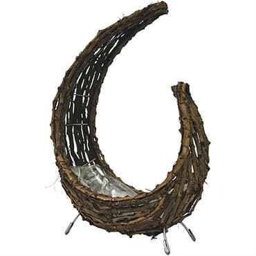 Braun 15" Wicker Tear Drop — photo 1 of 2