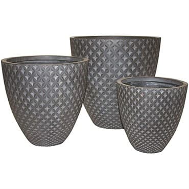 Braun Diamond Planter Set Of 3 — photo 1 of 2