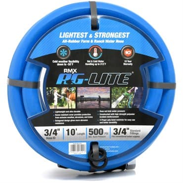 BluBird 3/4"x10' Ag-Lite Rubber Hose — photo 1 of 2