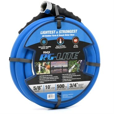 BluBird 5/8"x10' Ag-Lite Rubber Hose — photo 1 of 2