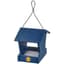 Birds Choice Hopper Feeder Recycled Plastic Navy Peony 1.5# Capacity — thumbnail 1 of 2