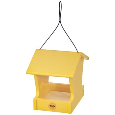 Birds Choice Hopper Feeder Recycled Plastic Yellow 1.5# Capacity — photo 1 of 2