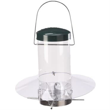 Birds Choice 12" Classic Hanging Feeder with Protective Cover Clear — photo 1 of 2