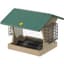 Birds Choice Large Hopper Feeder Recycled Plastic with Suet Cages Tan & Green 6# Capacity — thumbnail 1 of 2