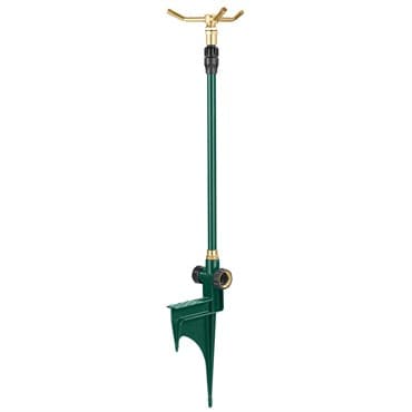 Orbit 3 Arm Metal Telescoping Sprinkler on Metal Step Spike — photo 1 of 2