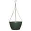 BLD 16.00 SL HANGING BASKET 16.00 X 9.75 18.9 L 5 GALLON WITH GREEN FLEX 26"HANGER GREEN 15/CS  20CS/PL — thumbnail 1 of 2