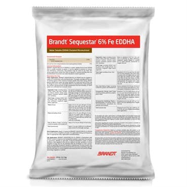 Brandt Sequestar Iron Chelate 6% Fe EDDHA 5 Lb (10/cs) ( Chelated Iron ) ( Compare to Sprint 138 ) — photo 1 of 2