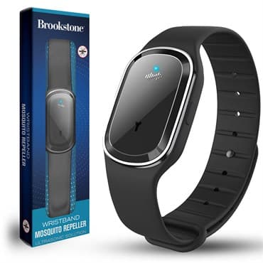 Brookstone Rechargeable Electronic Wristband Mosquito Repeller Black — photo 1 of 2