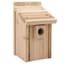Classic Bluebird House Natural Wood w/ Vent — thumbnail 1 of 2