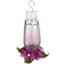 Classic 18oz Glass Floral Hummingbird Feeder Purple — thumbnail 1 of 2